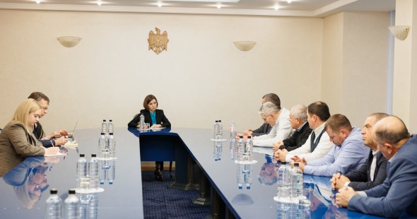 Criza din agricultură: Maia Sandu a discutat cu un grup de producători de cereale